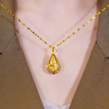 Shiny Water Crystal Long Tassel Drop Earrings  + Necklace ™